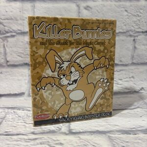 NIB Killer Bunnies and the Quest for the Magic Carrot “Wacky Khaki” booster deck